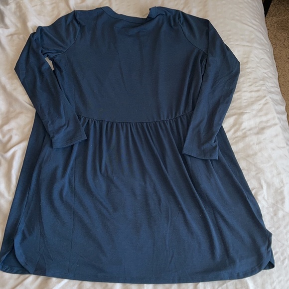 *BNWOT* Large Zenana Button Up Navy Cardigan - Picture 5 of 7